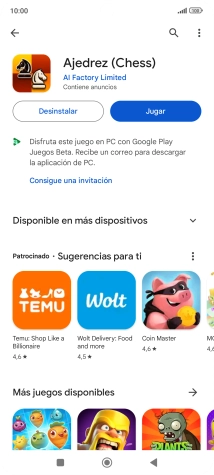 Pulsa la tecla de inicio para terminar y regresar a la pantalla de inicio.