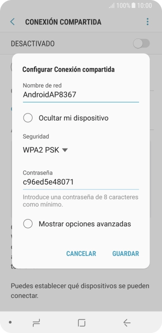 Pulsa en el campo bajo 