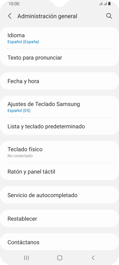 Pulsa Fecha y hora.
