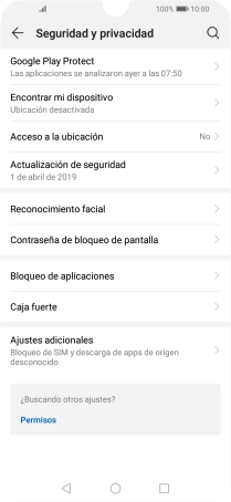 Pulsa Contraseña de bloqueo de pantalla.