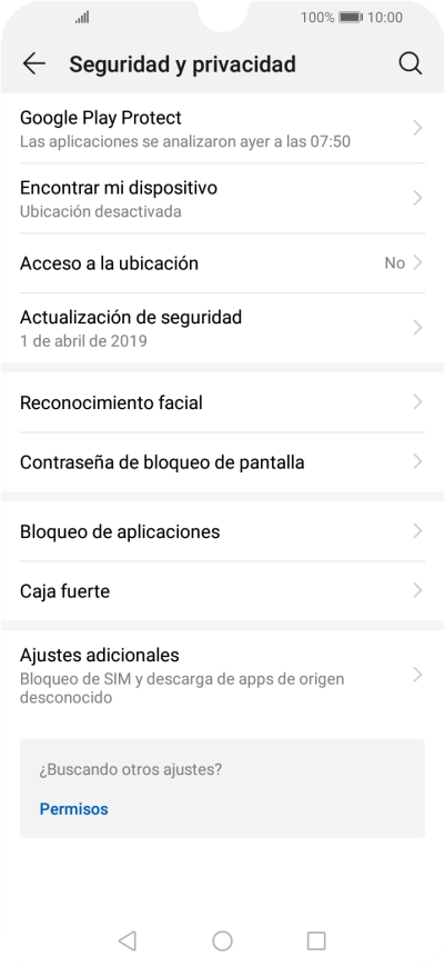 Pulsa Contraseña de bloqueo de pantalla.