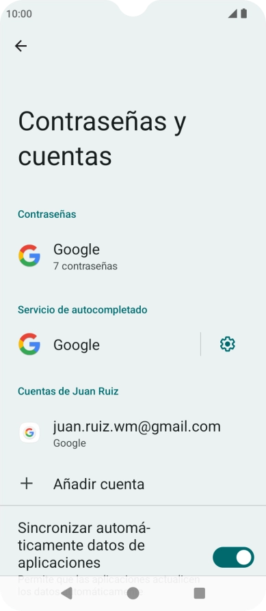 Pulsa la tecla de inicio para terminar y regresar a la pantalla de inicio.
