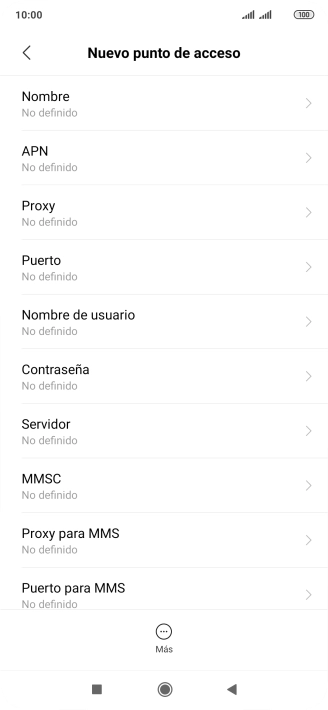 Pulsa Nombre.