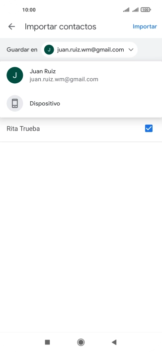Pulsa Dispositivo.