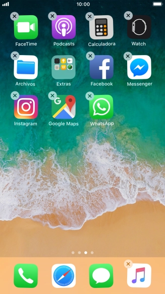Pulsa el icono de eliminar.