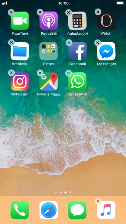 Pulsa el icono de eliminar.