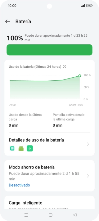 Pulsa Modo ahorro de batería.