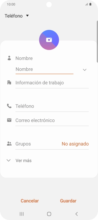 Pulsa la lista desplegable de la guía.