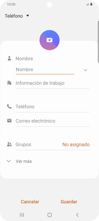 Pulsa la lista desplegable de la guía.