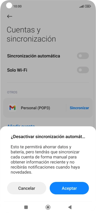 Pulsa Aceptar.