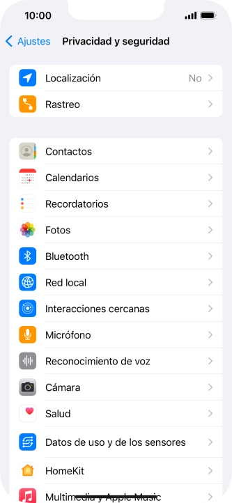 Pulsa Localización.