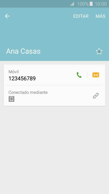 Pulsa la tecla de inicio para terminar y regresar a la pantalla de inicio.