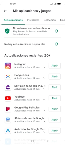 Pulsa Instaladas.