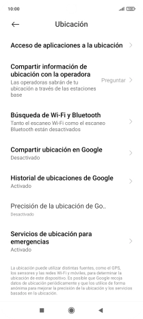 Pulsa Precisión de la ubicación de Go...