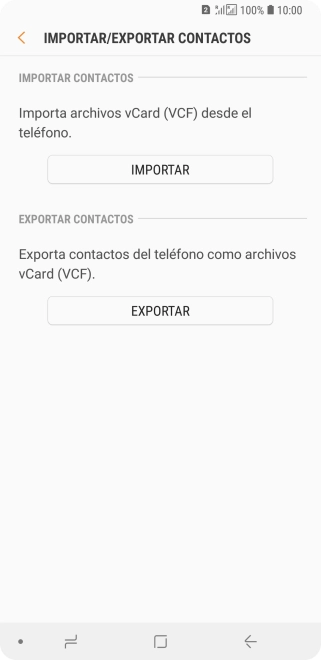 Pulsa IMPORTAR.