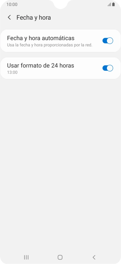 Pulsa la tecla de inicio para terminar y regresar a la pantalla de inicio.