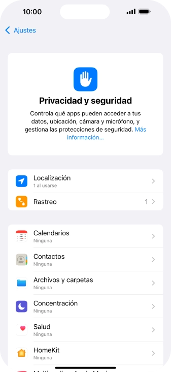 Pulsa Localización.