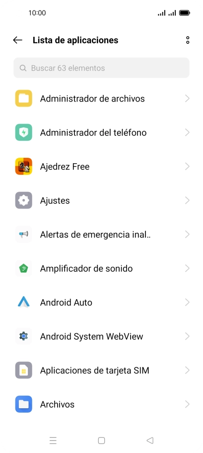 Pulsa la app deseada.
