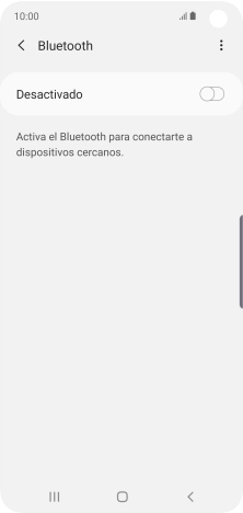 Pulsa el indicador para activar la función.