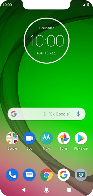 Cuando el icono de carga de batería aparece en la pantalla, el teléfono se está cargando.