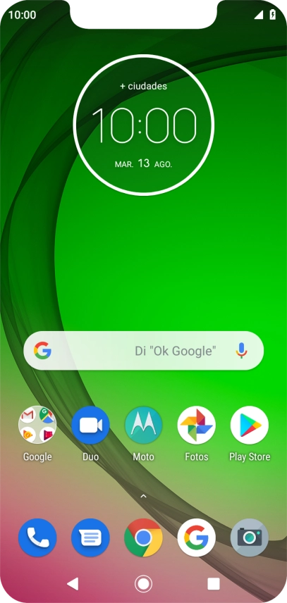 Cuando el icono de carga de batería aparece en la pantalla, el teléfono se está cargando.