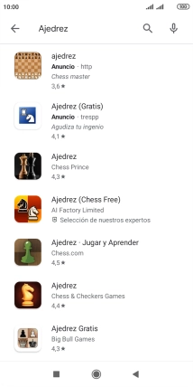 Pulsa la app deseada.