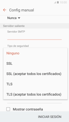 Pulsa Ninguno para desactivar la función.