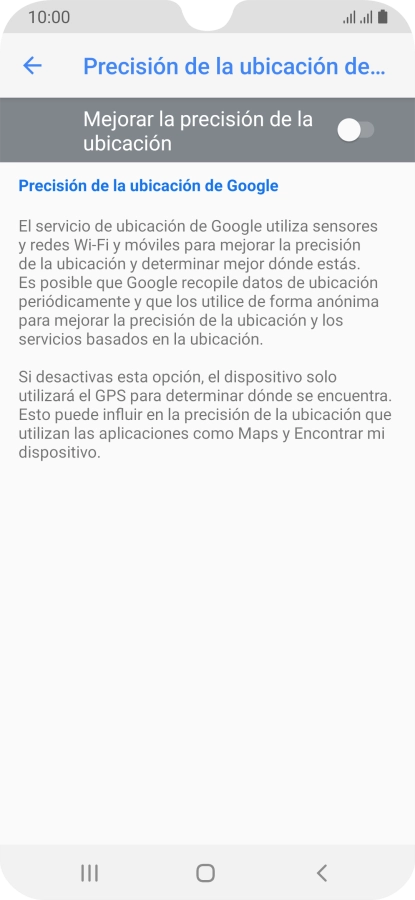 Pulsa el indicador junto a 
