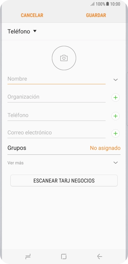 Pulsa la lista desplegable de la guía.