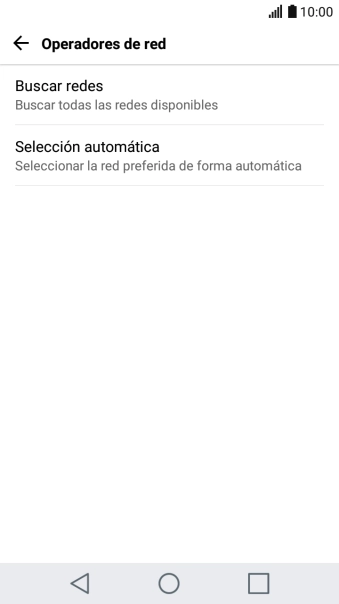 Pulsa Selección automática.
