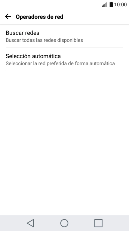Pulsa Selección automática.