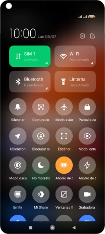 Pulsa la tecla de inicio para terminar y regresar a la pantalla de inicio.
