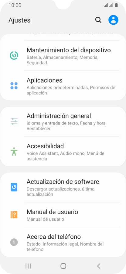 Pulsa Aplicaciones.