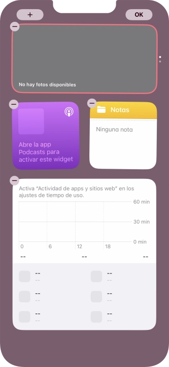 Pulsa el icono de añadir.