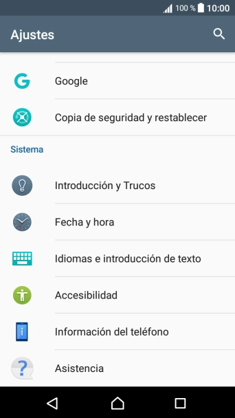 Pulsa Fecha y hora.
