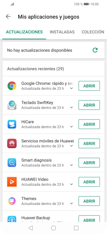 Pulsa INSTALADAS.