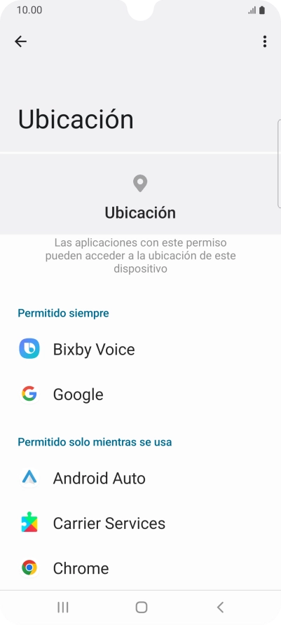 Pulsa la app deseada.