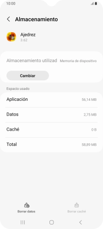 Pulsa la tecla de inicio para terminar y regresar a la pantalla de inicio.