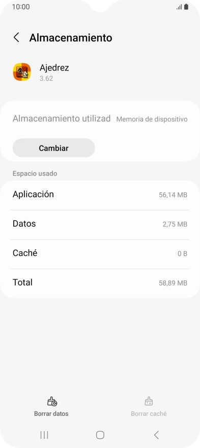 Pulsa la tecla de inicio para terminar y regresar a la pantalla de inicio.