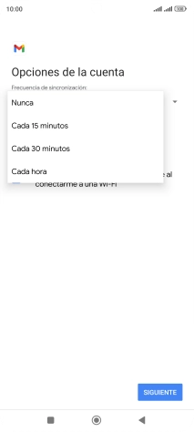 Pulsa el ajuste deseado.