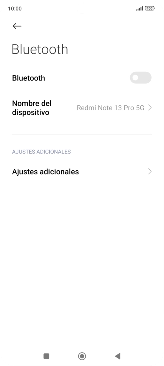 Pulsa el indicador junto a 