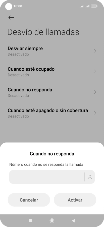 Introduce +34600132000 y pulsa Activar.