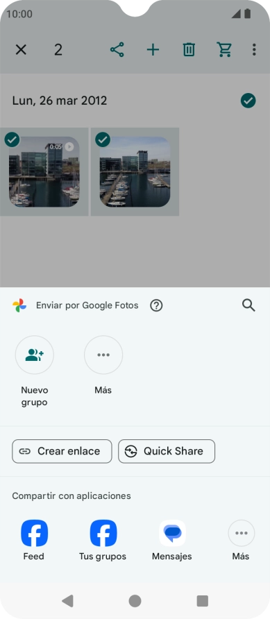Pulsa Más.