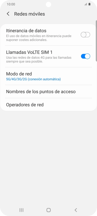 Pulsa el indicador junto a 
