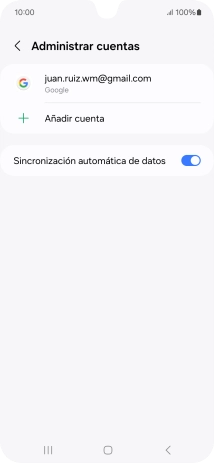 Pulsa Añadir cuenta.