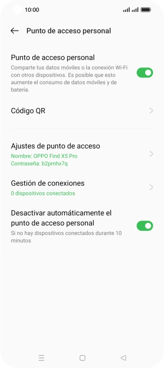 Pulsa la tecla de inicio para terminar y regresar a la pantalla de inicio.