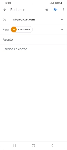 Pulsa Asunto e introduce el asunto deseado.