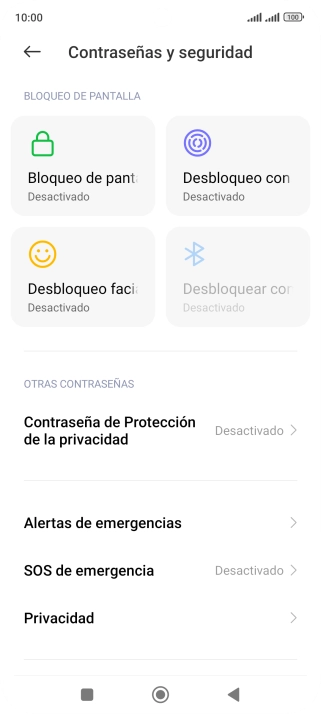 Pulsa Privacidad.