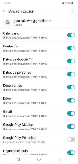 Pulsa la tecla de inicio para terminar y regresar a la pantalla de inicio.