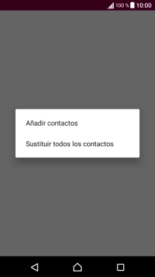 Si deseas conservar los contactos existentes de la tarjeta SIM, pulsa Añadir contactos.